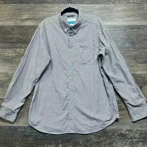 Columbia Brown Casual Button Down Shirt